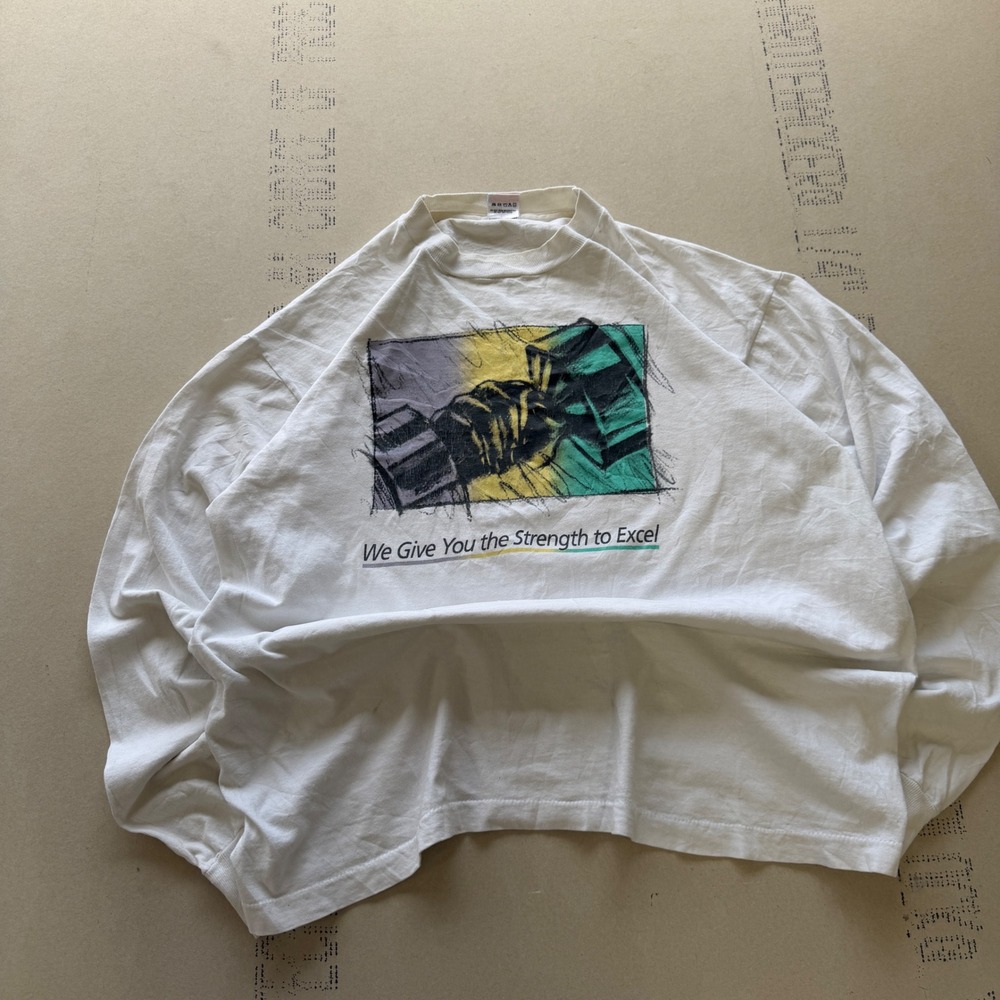 Vintage 90s Excel Sports Internation Tech Style Long Sleeve T-shirt